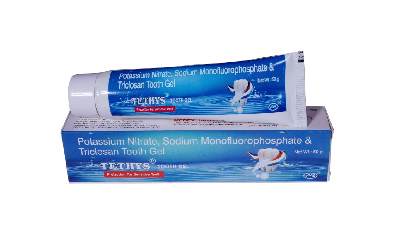 Potassium Nitrate Sodium Monofluorophospate And Triclosan Tooth Gel Tethys Tooth Gel Medex